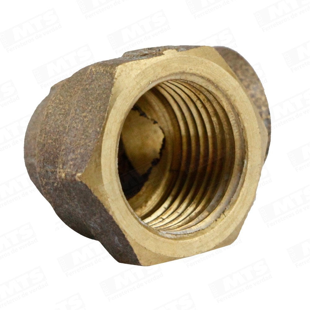 Codo SO HI 1/2 Bronce